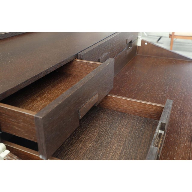 Elios collection bench, 2 nightstands & auxiliary table by antonio citterio for maxalto, set of 5 in the measurements...