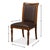 French Empire Dining Chairs in Brown Leather, Sets of 2 For Sale - Image 11 of 11