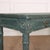 Large early 19th century English regency painted three drawer oak console table with reeded legs and lined decoration....