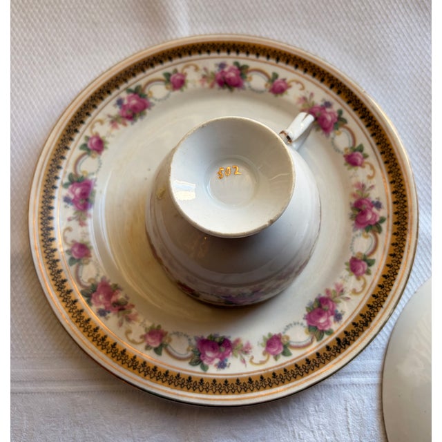 Antique Cups and Saucers, 1890s, Set of 8 For Sale - Image 4 of 18