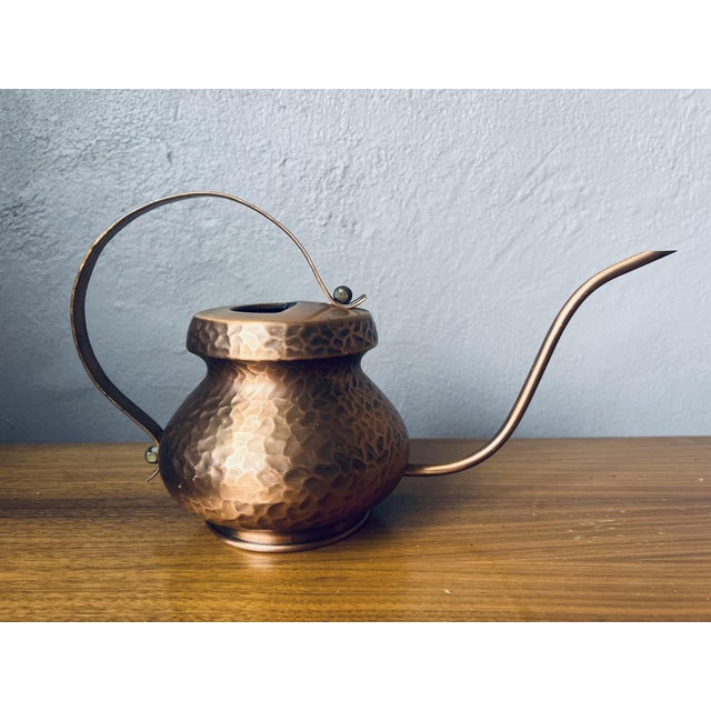 Vintage Copper Cactus Watering Can, 1960s For Sale - Image 6 of 8