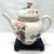 Chinoiserie Antique 18th Century First Period Worcester Porcelain Teapot Mandarin Pattern Dr Wall Era For Sale - Image 3 of 16