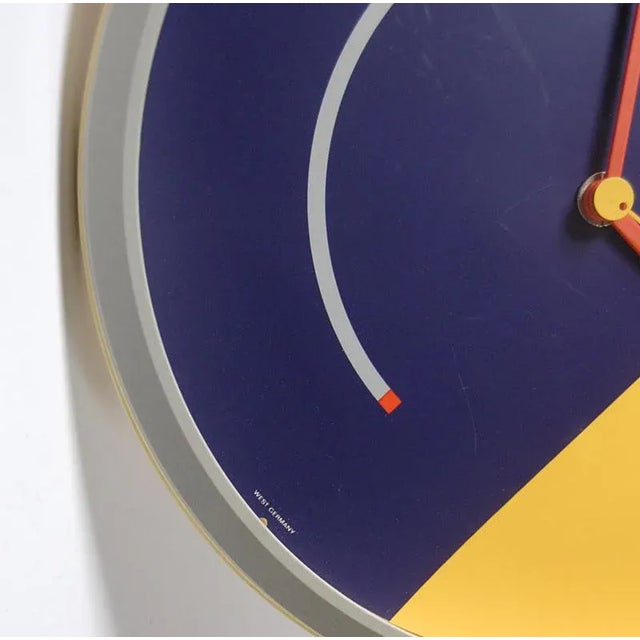 Memphis Wall Clock from Philips, 1980s For Sale - Image 3 of 7