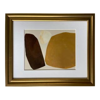 2023 "Evasione" Abstract Minimalist Painting on Cotton Paper by Artist r.k. Red For Sale