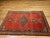 Vintage Persian Malayer Area Rug, Hand-Knotted Wool, Geometric Tribal Pattern, 4x7, Terracotta & Navy For Sale - Image 15 of 18