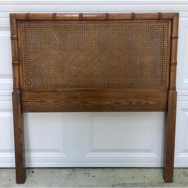 Boho Chic Dixie Faux Bamboo Twin Caned Headboard Chairish