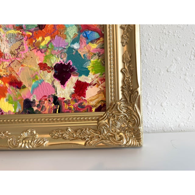 2020s Serg Graff "Color Synapse" Abstract Painting Acrylic on Canvas Framed Art, Coa For Sale - Image 5 of 9