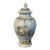 Antique 18th Century Qianlong Chinese Export Porcelain Tea Caddy Urn Decorated en Grisaille With Courting Couples For Sale
