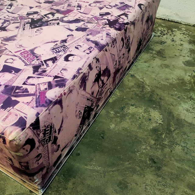 Vintage Heart Leather Sofa, 1990 For Sale - Image 3 of 6