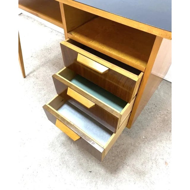 Black Brussel Era Writing Desk, 1960s For Sale - Image 8 of 10