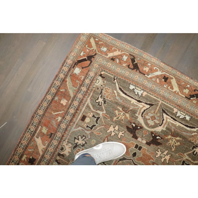 Antique Bidjar Rug - 5'3" x 6'11" For Sale In New York - Image 6 of 11