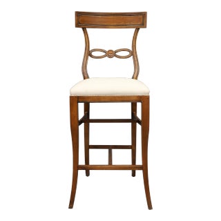 1970s Vintage Knotted Rope Design Bar Stool For Sale