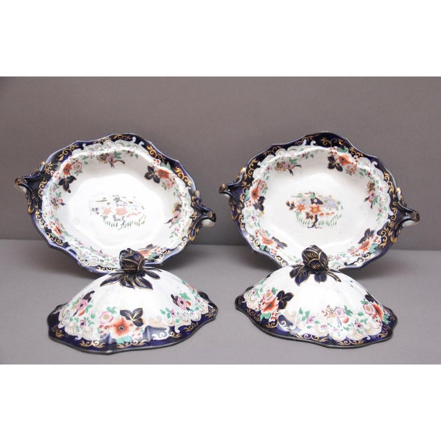 Tureens from Mason's Ironstone, 1840, Set of 2 For Sale - Image 13 of 14