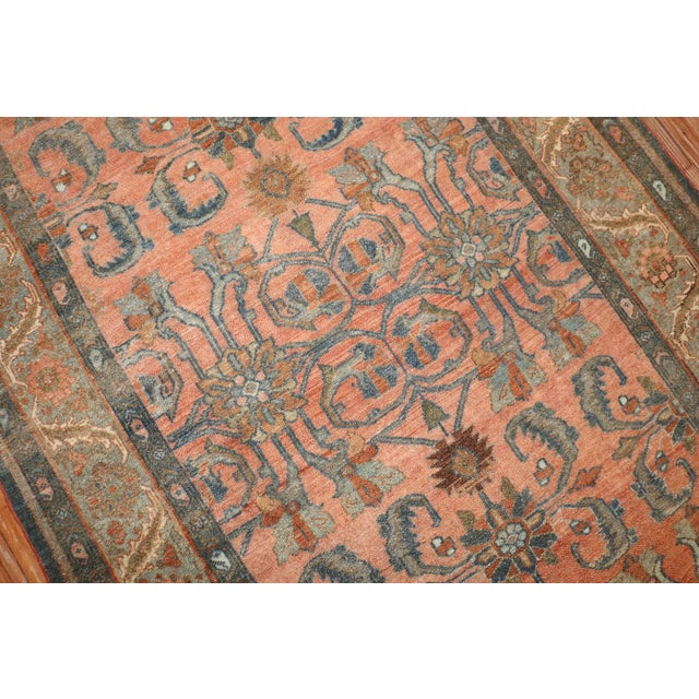 Early 20th Century Antique Zabihi Collection Persian Bibikabad Rug - 4'2" x 6'9" For Sale - Image 5 of 11