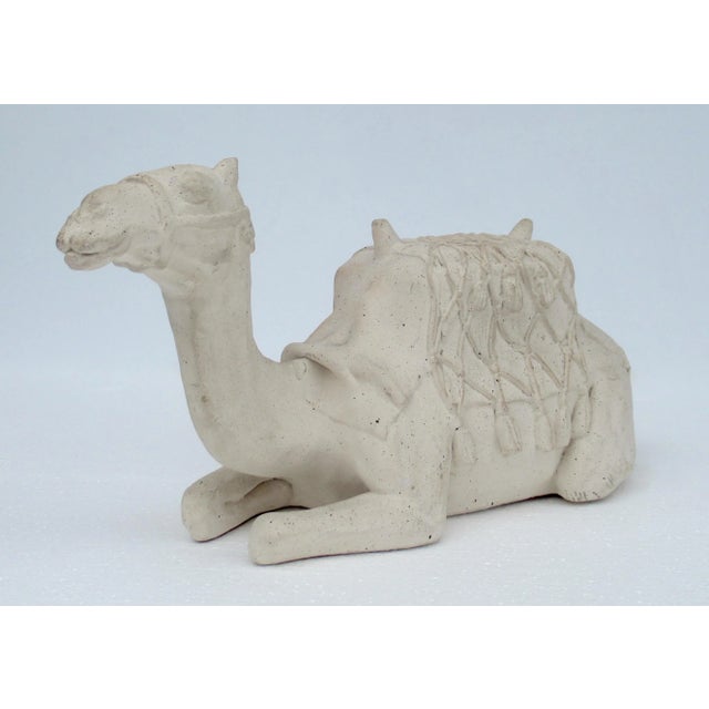 Vintage C1960's Cement Camel in Repose Sitting Position Decorative Accent And/Or Object For Sale - Image 13 of 13