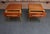 Mid-Century Modern Pair of Walnut and Brass Single Drawer Nightstands by t.h. Robsjohn-Gibbings For Sale - Image 3 of 18