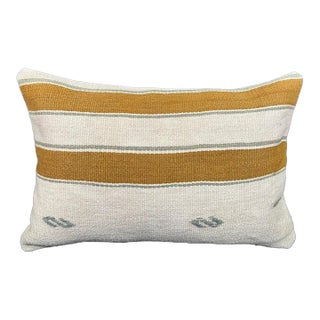 Turkish Hemp Pillow Cushion Natural Beige Brown Cushion Cover 16x24 For Sale