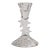 Candeliere Con Stelle in Argento by Evita Crystal For Sale