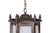 Green Amsterdam School Art Deco Hexagonal Hallway Lamp with Painted Glass, 1920 For Sale - Image 8 of 14