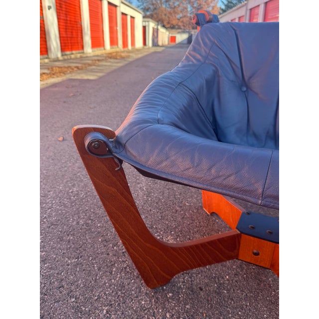 1970s Luna Sling Chair Designed by Norwegian Designer Odd Knutsen For Sale - Image 9 of 14