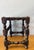Antique English Oak and Leather Stool For Sale In Naples, FL - Image 6 of 10