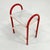 Coral Tubular Side Table, 1970s For Sale - Image 4 of 8