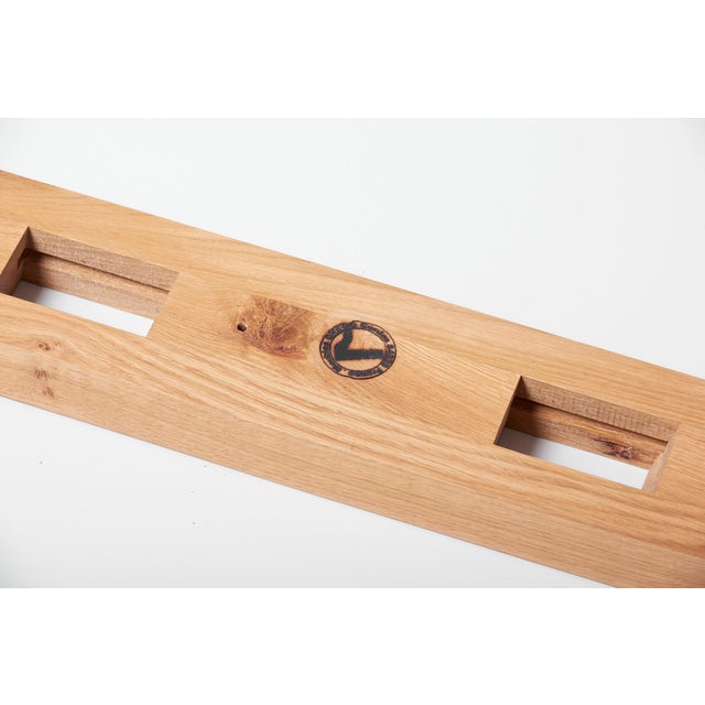 Wood French Oak B17 Bibliothèque Wall Unit Shelf by Pierre Chapo For Sale - Image 7 of 8