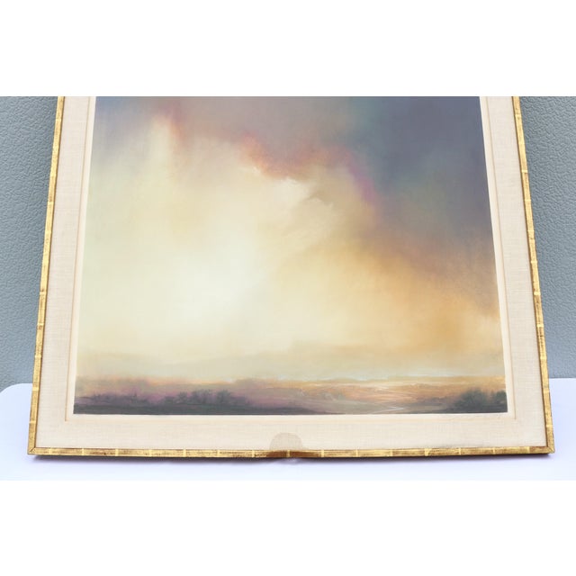 1978 Larry Gray Original Atmospheric Landscape Pastel Painting One-of-a-Kind For Sale - Image 10 of 18