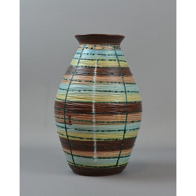 Large Vase from Scheurich, 1960s For Sale - Image 12 of 12