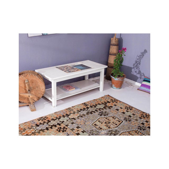 Vintage Decorative Turkish Kilim Rug - 5`9 For Sale In Los Angeles - Image 6 of 6