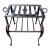 1920s Wrought Iron Fireplace Trivet Kettle Stand With Handles For Sale