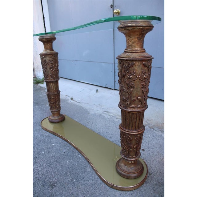 Console Table with Crystal Top by Pier Luigi Colli, 1940s For Sale - Image 11 of 17
