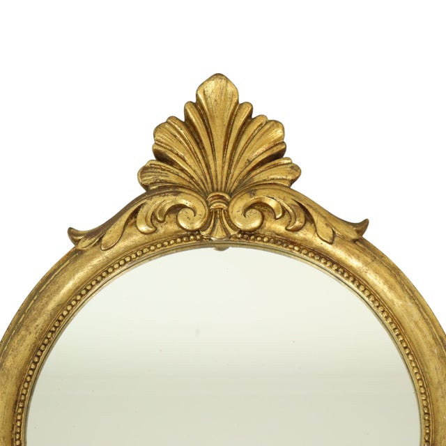 1960s Gilded Baroque Style Mirror with Console, 1960s, Set of 2 For Sale - Image 5 of 18