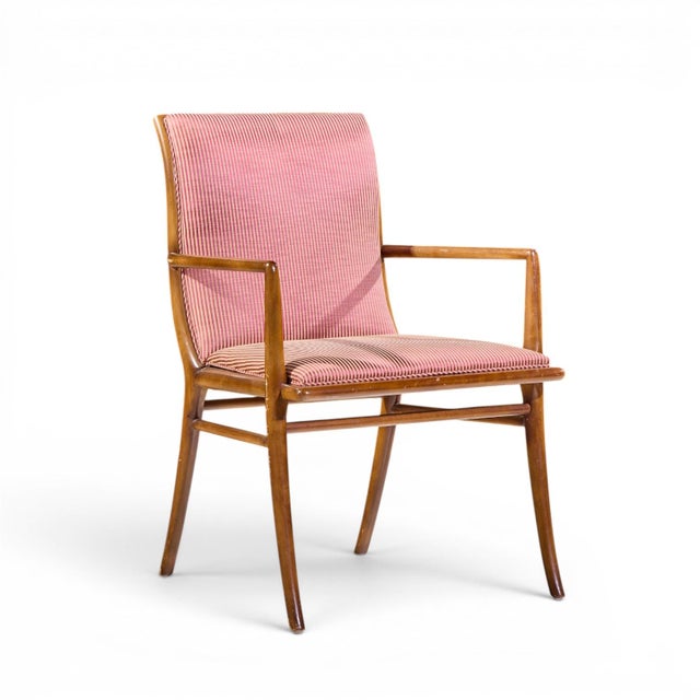 Robsjohn-Gibbings for Widdicomb Mid Century Walnut Dining Chairs - Set of 6 For Sale - Image 10 of 17