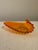 Vintage 1970s Amber Glass Peacock Decorative Bowl For Sale - Image 4 of 7