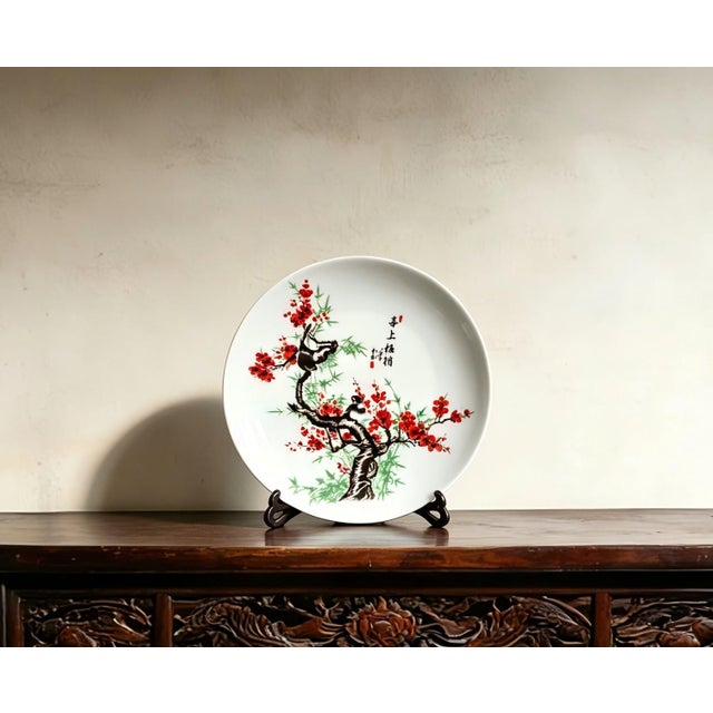 W-26cm,H-3cm Experience the beauty and elegance of Chinese history with our Chinese Vintage Porcelain Handcrafted with...