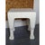 White Late 20th Century Four-Legged Plaster Occasional Table Attributed to John Dickinson For Sale - Image 8 of 11