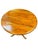 Campaign 1990s Theodore Alexander British Colonial Campaign Tripod Side Table With Brass Inlay For Sale - Image 3 of 10