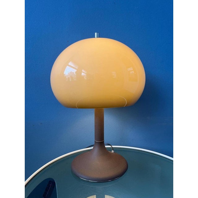 Mid-Century Space Age Mushroom Table Lamp from Herda For Sale - Image 4 of 13