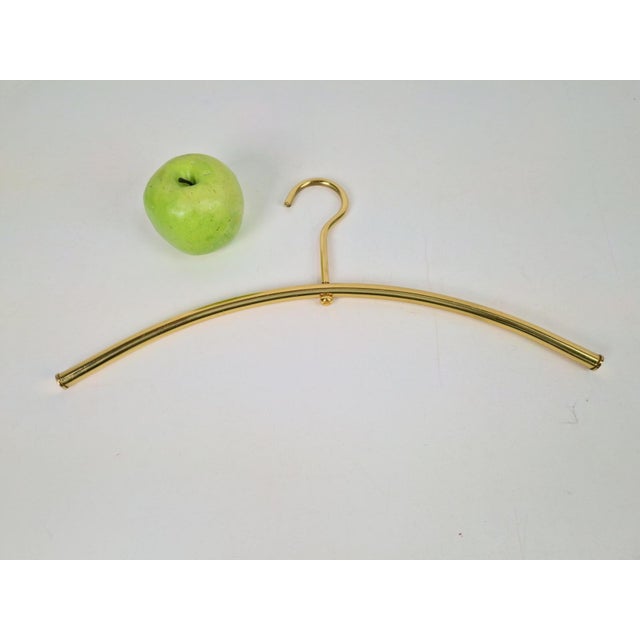 Postmodern Brass Clothes Hangers, Italy, 1970s, Set 13 For Sale - Image 6 of 9