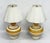 A striking pair of vintage 1960s ceramic table lamps, offered through Remains Lighting as part of their curated vintage...