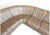1990s Postmodern Soft Mauve Pink Leather Center Sectional Sofa Styled After Salotti for Natuzzi Wilma Sofa - 4 Piece For Sale In Dallas - Image 6 of 12