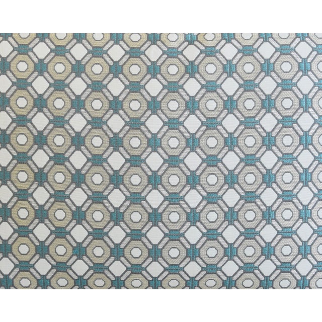 Mid-Century Modern Pindler & Pindler Contemporary Modern Hexagon Feather/Down Pillows 22" X 16" - Pair For Sale - Image 3 of 6