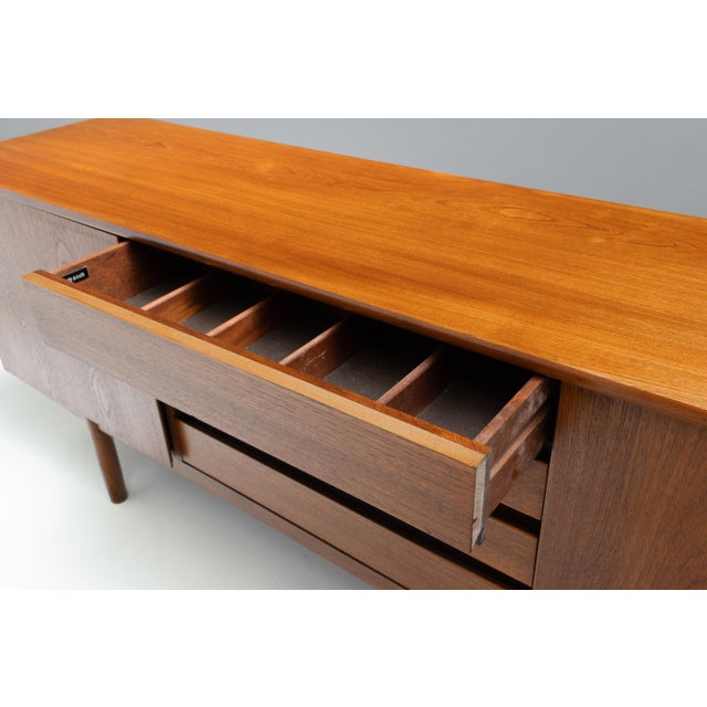 Brown Mid-Century Modern Sideboard in Teak from Vanson, 1960s For Sale - Image 8 of 11