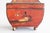 Red 19th Century French Empire Chinoiserie Red Tole Tea Caddy Sarcophagus Box For Sale - Image 8 of 12