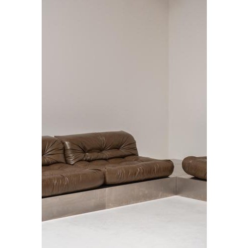 First Edition Mah Jongh Sofa from Roche Bobois, 1970s, Set of 3 For Sale - Image 12 of 18