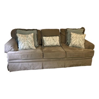 Vintage Custom 8-Way Hand-Tied Sofa – Exceptional Condition (Nc Bench-Made For Sale