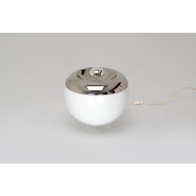 Mid-Century Modern Orbital Glass Table Lamp by Piero De Martini for Falconi & Francesco Fois, 1970s For Sale - Image 3 of 13