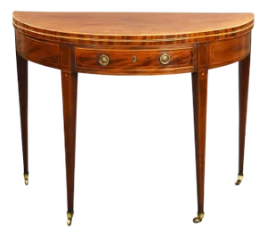 George III Mahogany Tea Table, 1780s