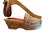 Vintage Hand-Carved Solid Wood Shoe Wine Bottle Holder With Tropical Motif For Sale - Image 10 of 11